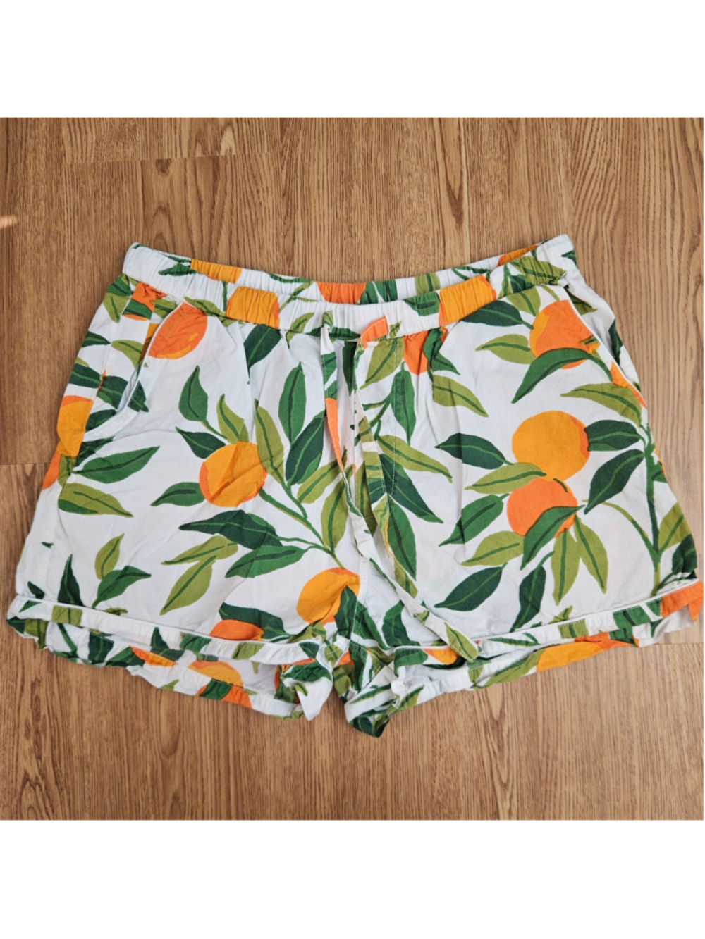 Print Fresh X Anthropologie Clementine Print Lounge Shorts Small Boho Fruit Pjs